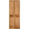 Codel Doors 36" x 80" Knotty Alder 2-Panel Shaker Bifold Door and Hardware 3068ska8402BF - alternate 1